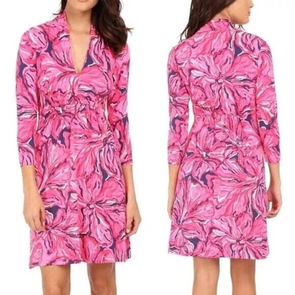 Lilly Pulitzer Dresses & Skirts - Lilly Pulitzer Alexandra Pink Floral Dress